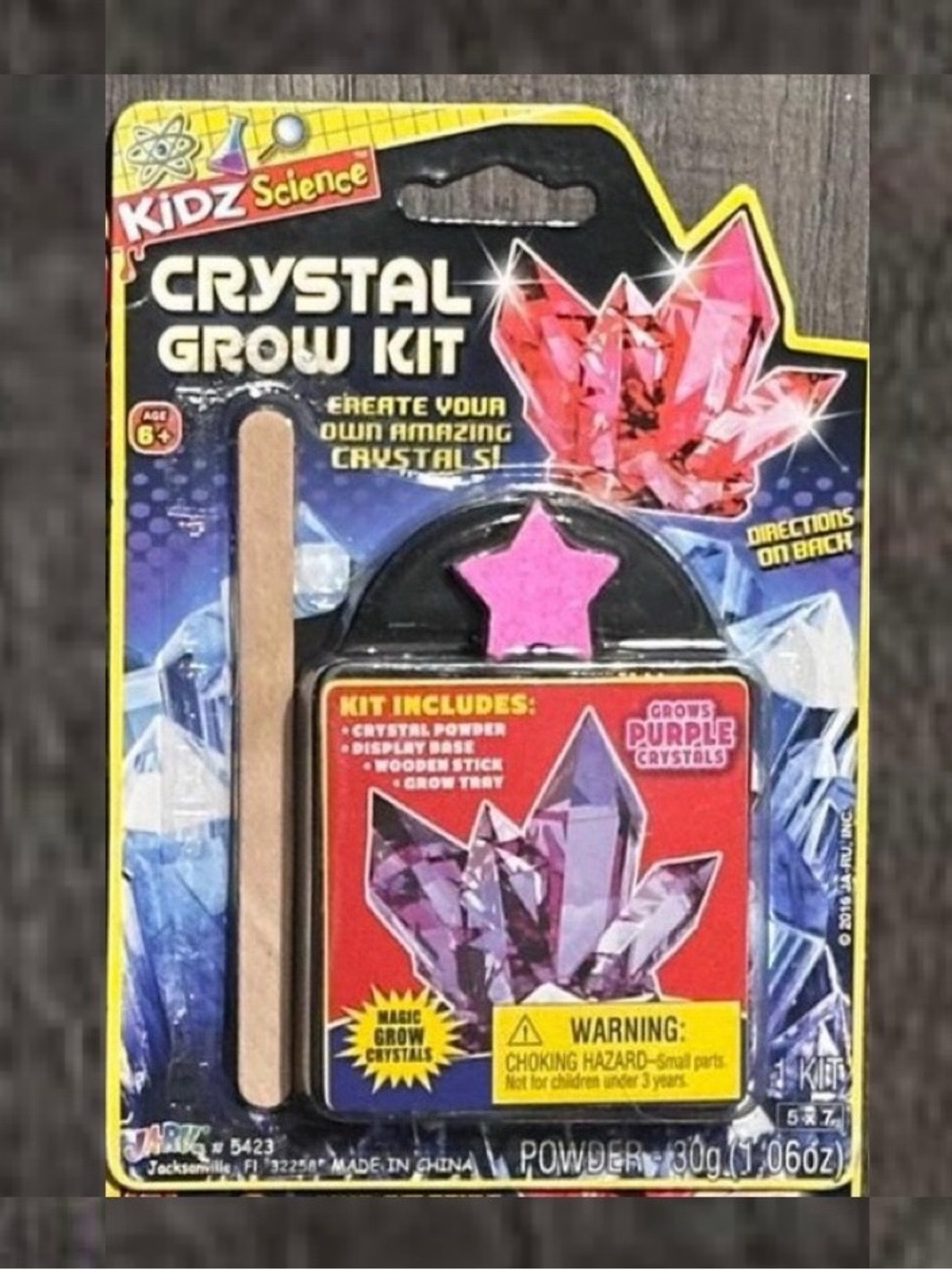 💞 New Kidz Science Purple Crystal Grow Science Experiment Kit